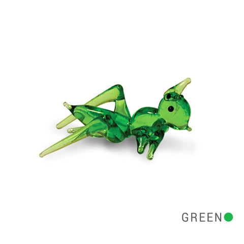 HOP the Grasshopper (in Tynies Collector's Frame) Miniature glass figurines 
